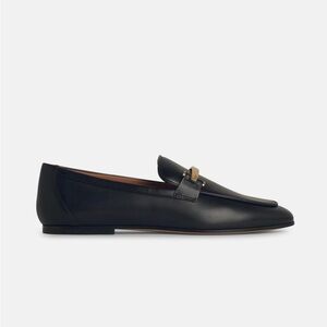 Tod's Black Leather Loafers. NEW